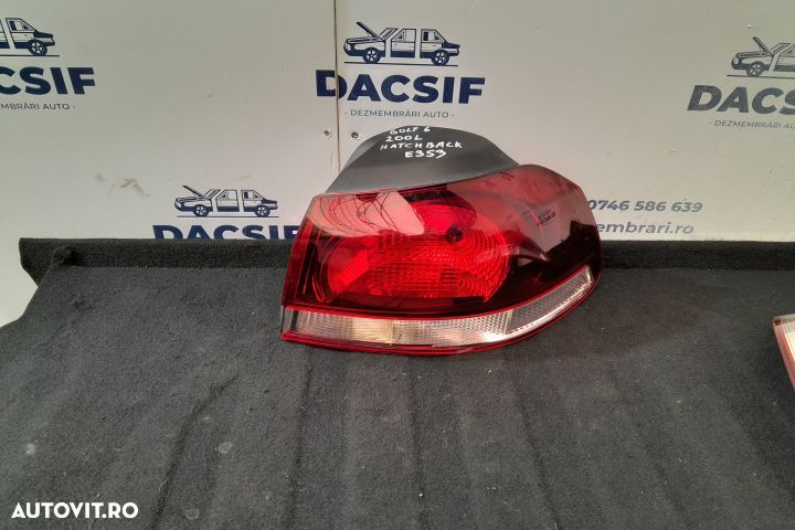 Lampa / Tripla stop dreapta pe aripa 5K0945258 Volkswagen VW Golf 6 [ - 1