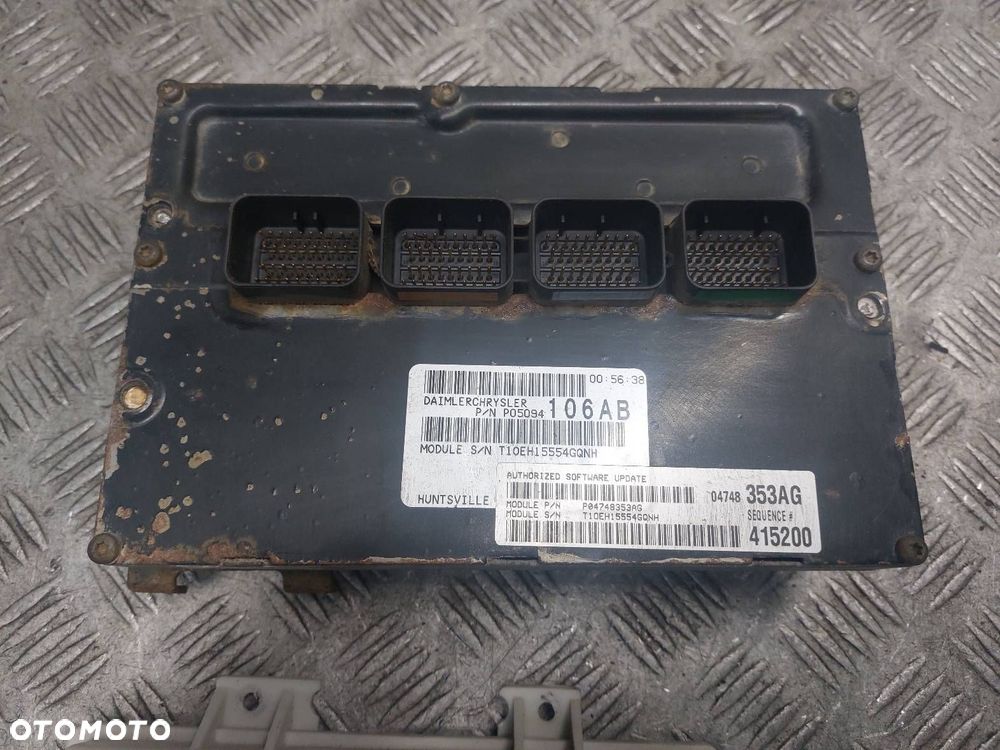 ZESTAW STARTOWY CHRYSLER PACIFICA I 3.5 V6 P05094106AB 04748353AG - 2