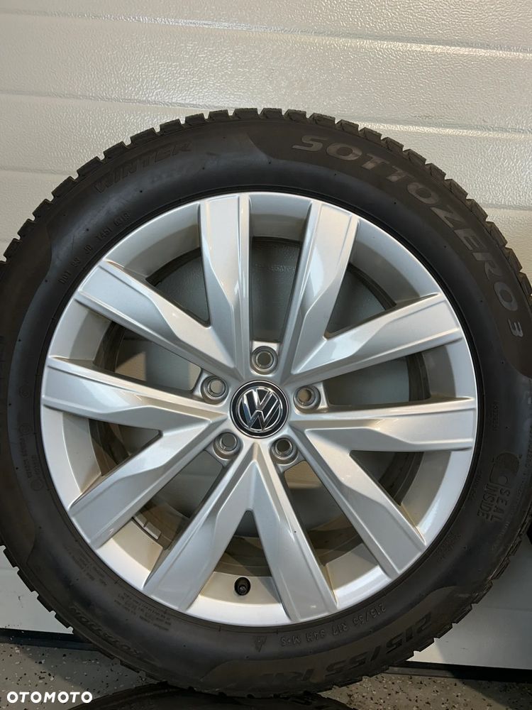 Oryginalne KOŁA FELGI 17 VW Arteon Passat B8 T-ROC Pirelli 215/55R17 7mm jak NOWE - 5