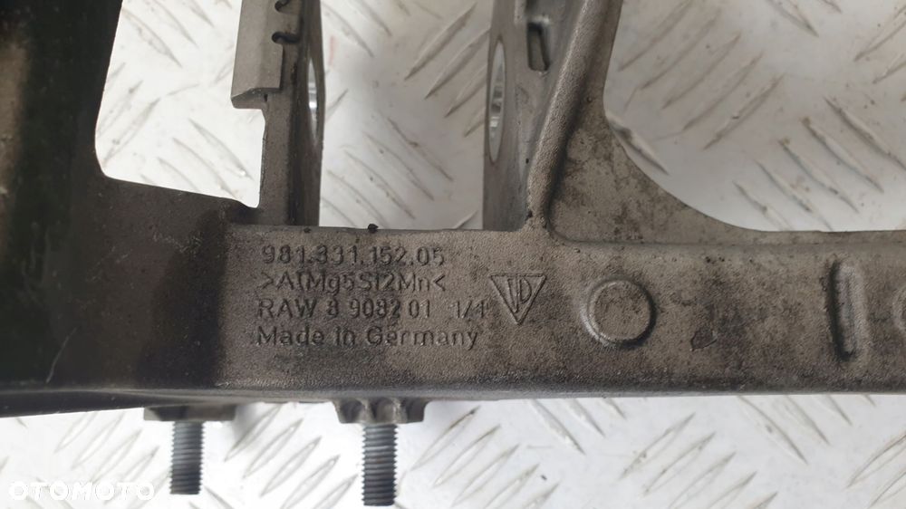 porsche cayman 981 mocowanie wóżka tył sanki - 5