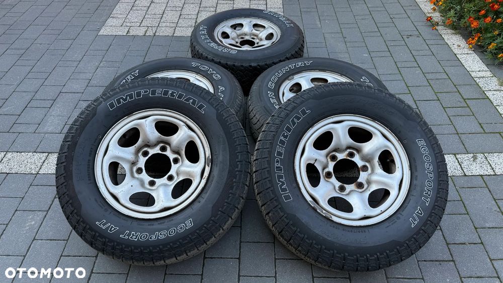 Koła terenowe 235/75 r15 6x139.7 felgi et25 4x4 SUV A/T nissan ford toyota isuzu maverick offroad