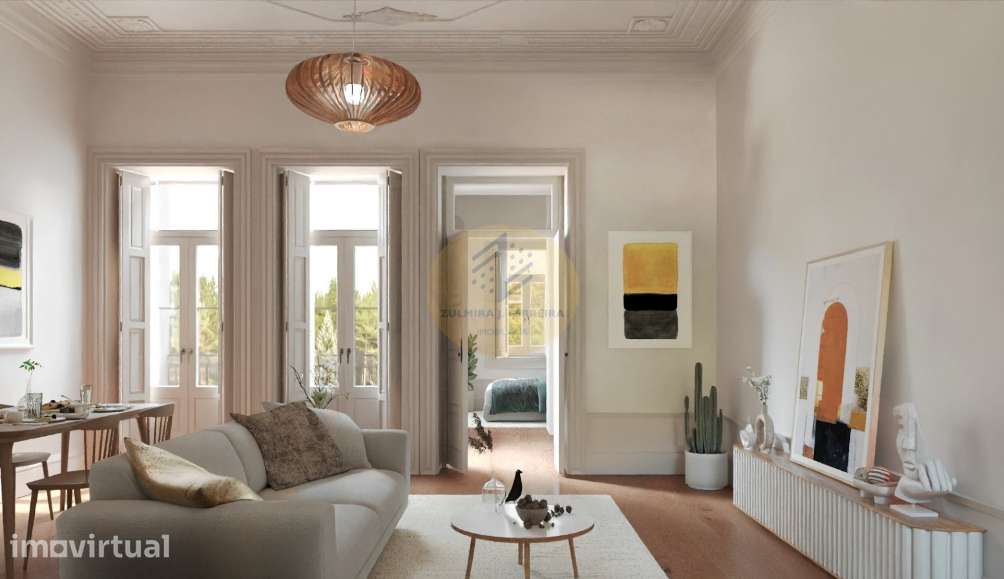 Apartamento T1 Novo com Jardim Privativo de 84m² na Baixa do Porto - Grande imagem: 3/11