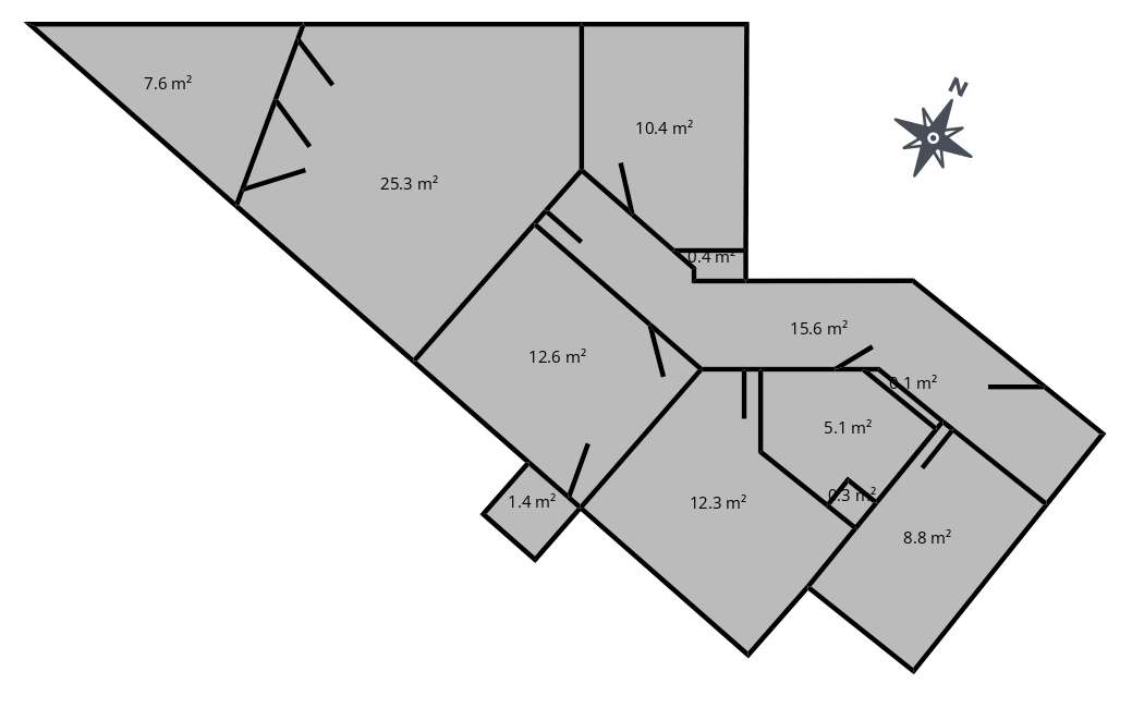 4 pokoje 94m² + 2 miejsca park. + piwnica | Gdańsk ul. Myśliwska 33