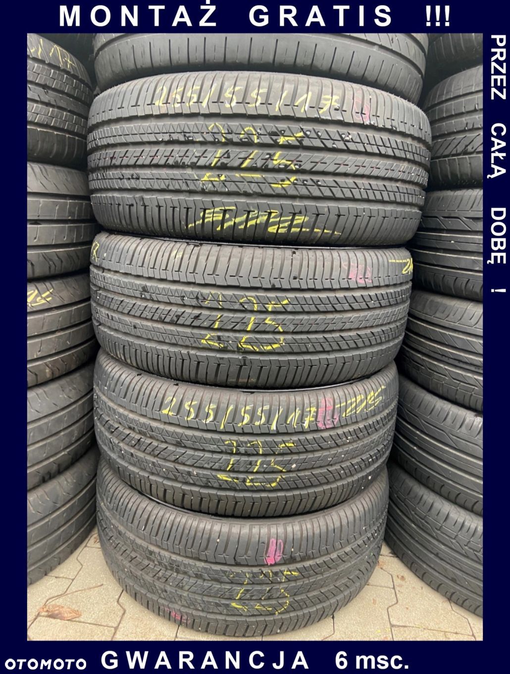 255/55/17 Bridgestone Dueler H/L_7,5mm_4szt_(225) - 1