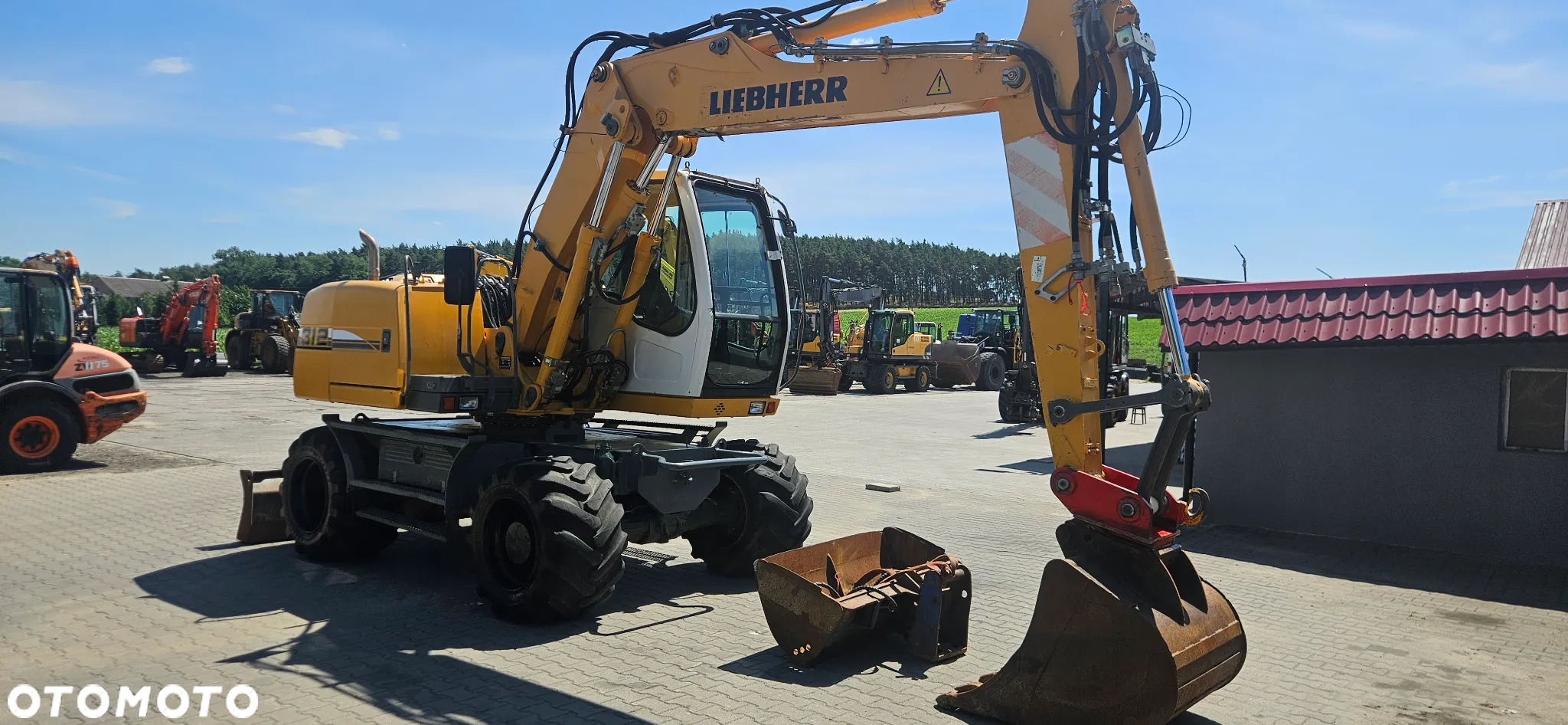 Liebherr A312 11 tys. Mtg centralne smarowanie z Niemiec! 2 łyżki - 7