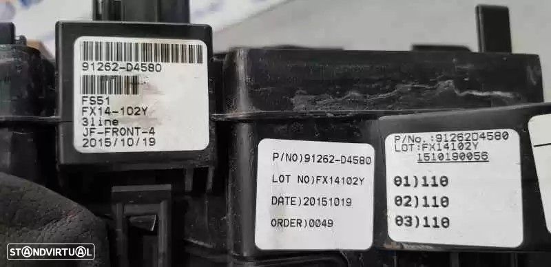 CAIXA RELÉS / FUSÍVEIS KIA OPTIMA 2015 -91950D4721 - 1