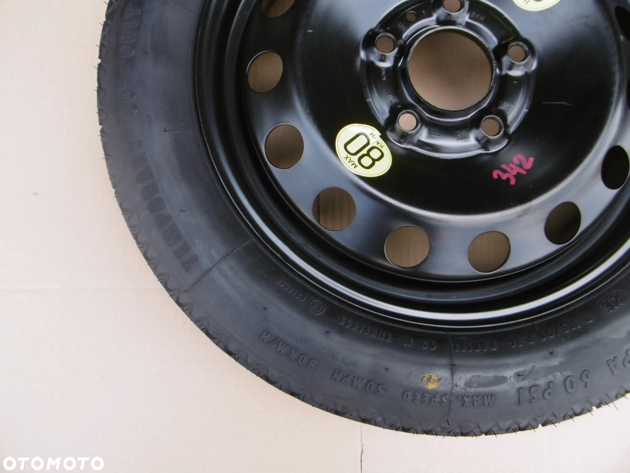 Koło zapasowe dojazdowe dojazdówka zapas BMW e46 e90 e87 16 cali 115/90/16 - 9
