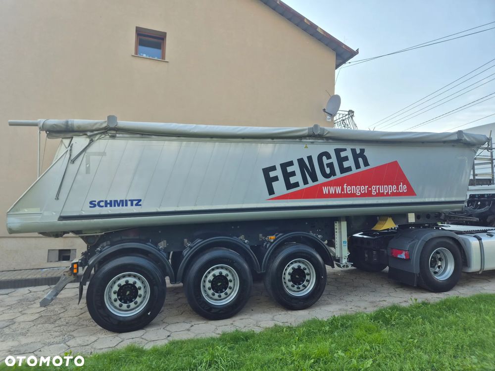 Schmitz Cargobull Waga: 5163kg SKI 24 SL 7.2 / z Niemiec / Podnoszona oś / Aluminiowa wywrotka / KOMPLET Z MAN TGX 470 - 9
