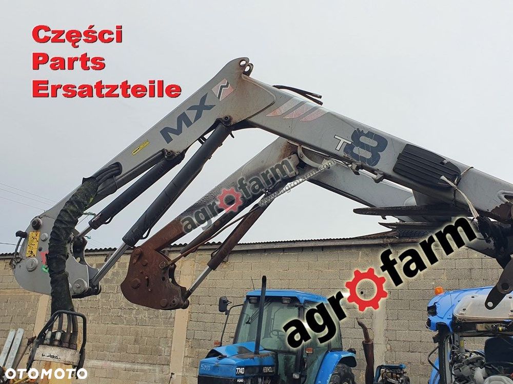 Case JXU 95 części, silnik, skrzynia biegów, oś - 4
