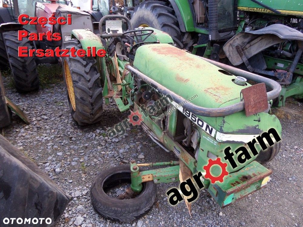 John Deere 1950N części, skrzynia biegów, silnik - 1
