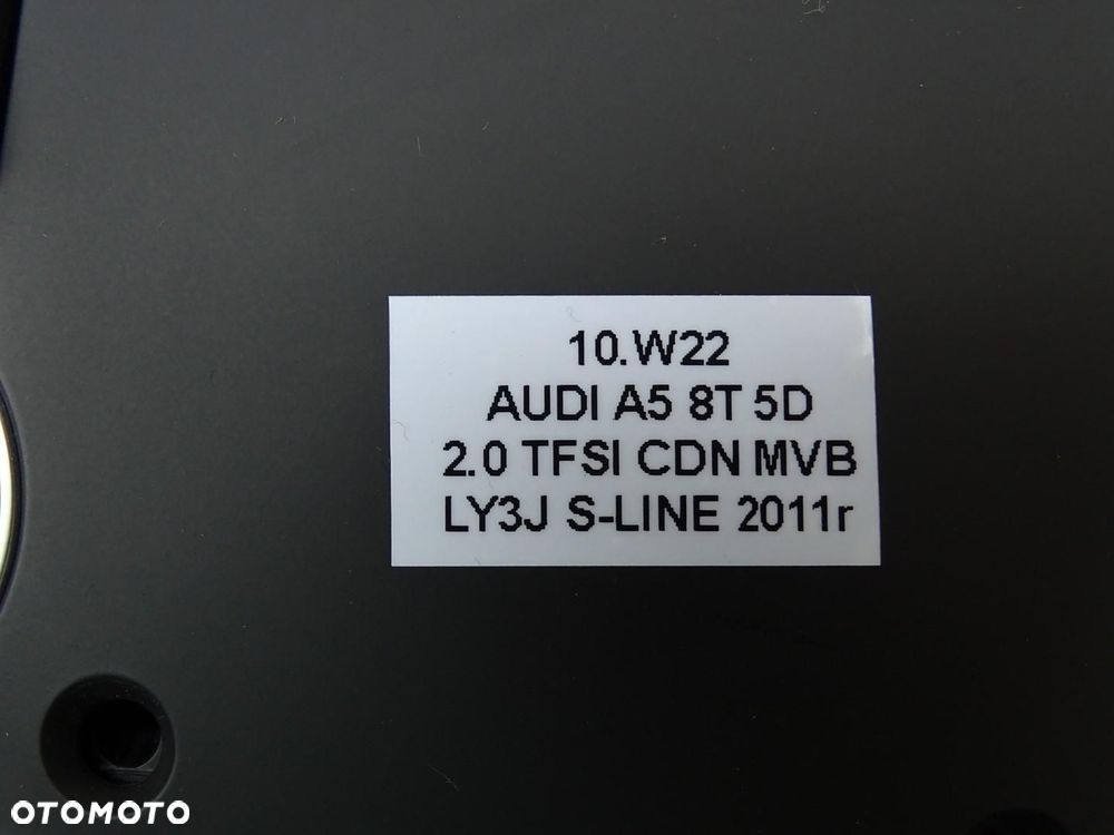 KPL OSPRZĘT PODSUFITKI CZARNY S-LINE 8T0947135B AUDI A5 8T 5D SPORTBACK - 11