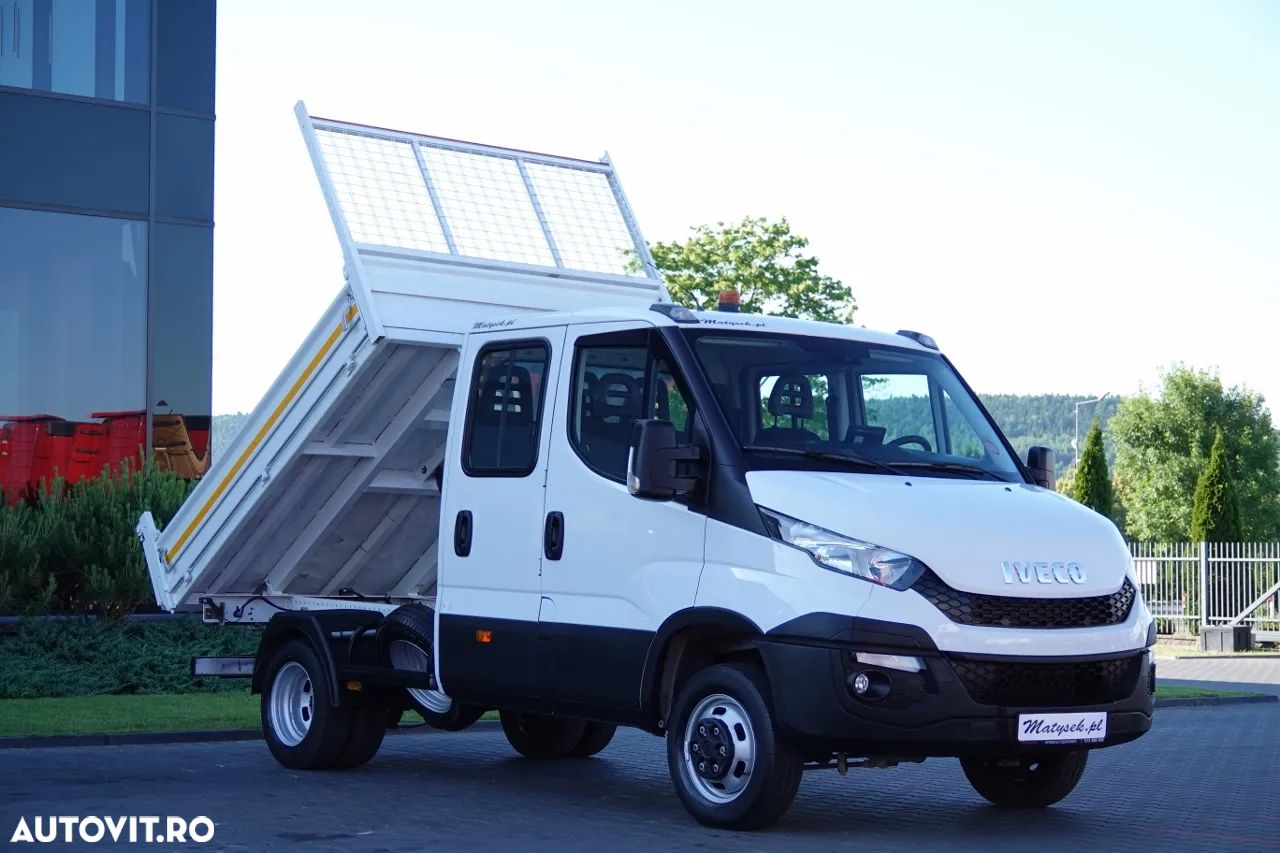 Iveco DAILY 35C16D / 2.3 D / CAMION CU TRACȚIE MIXĂ / BASCULATOR – 2.6 M / CAMION DUBLU / IMPORTAT / CONTRACT DE SERVICE POST-SERVICE - 1