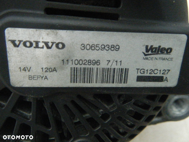 ALTERNATOR VOLVO V50 C30 S40 1.6 D 30659389 - 4