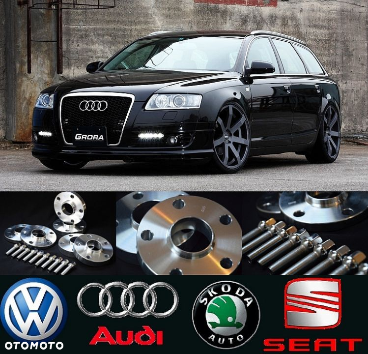 DYSTANSE ADAPTERY Do Audi A1 A3 A4 A5 A6 A8 Q7 Q5 5x112 VW nowe1 Fvat - 6