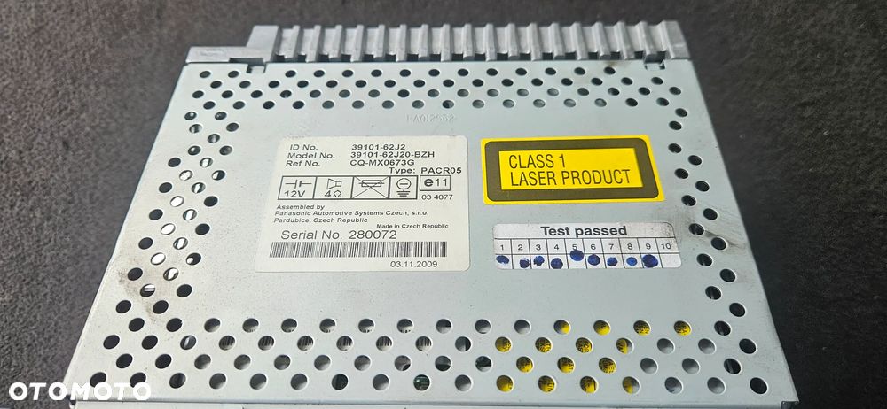 Radio CD fabryczne 39101-62j2 Suzuki Swift IV - 2