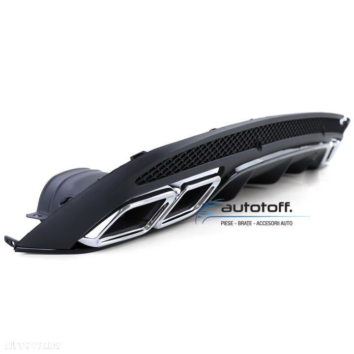 Difuzor bara spate Mercedes W205 C-Class (14-18) AMG Design - 5