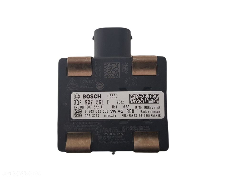 VW AUDI SKODA SEAT RADAR  MODUŁ ACC DISTRONIC  3QF907561D 3QF907572A - 1