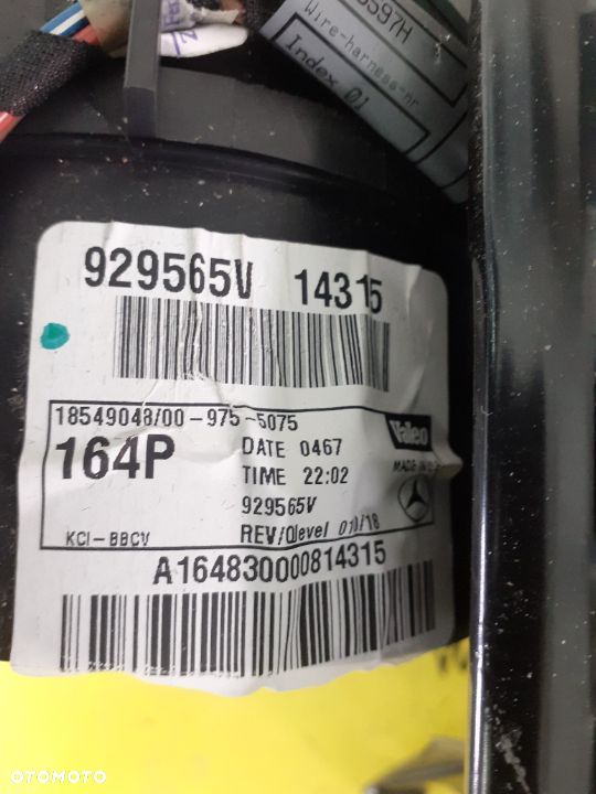 MERCEDES GL X164 ML W164 DMUCHAWA NAWIEWU TYŁ a1648300008 - 5