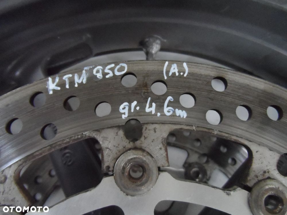 KTM DUKE 950 felga koło przód tarcza hamulcowa - 5