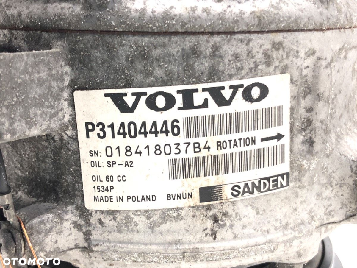 SPRĘŻARKA KLIMATYZACJI - 349.00 PLN - VOLVO XC60 I SUV (156) 2008 - 2017 D3 110 kW [150 KM] olej - 3