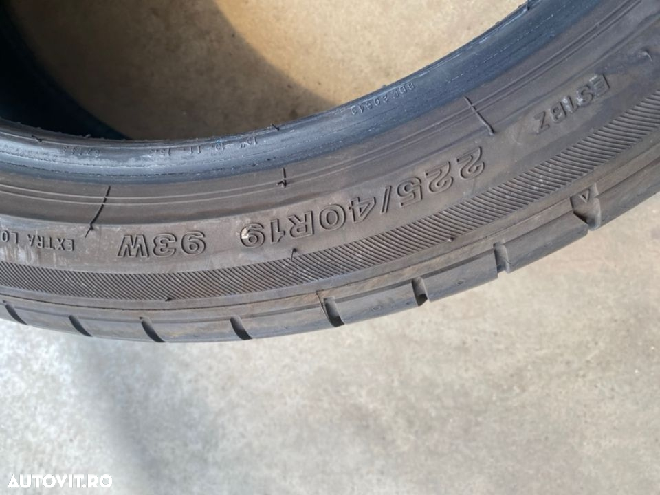 vand 4 anvelope 225/40/19 bridgestone de vară ca noi - 5