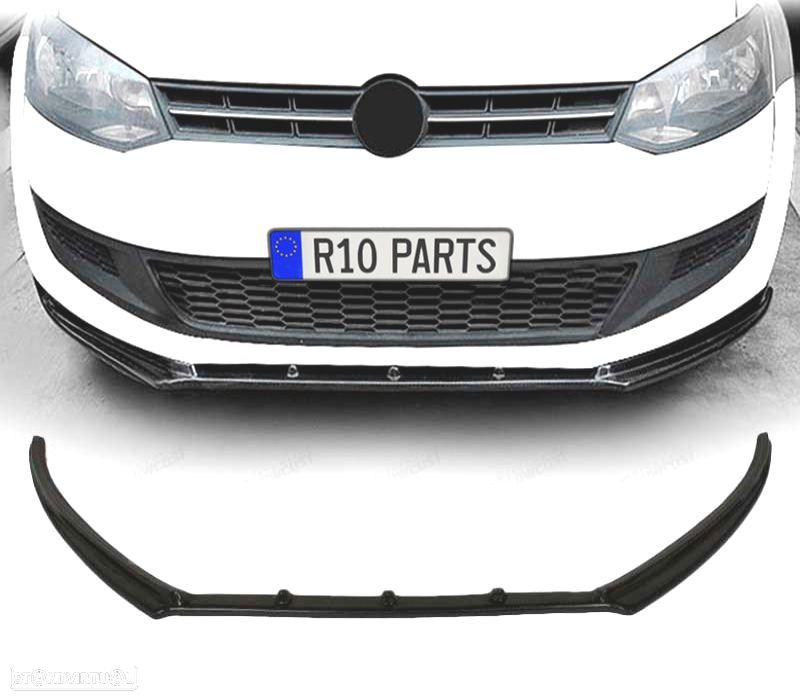 SPOILER LIP FRONTAL VOLKSWAGEN VW POLO 3 5 11-14 LOOK R - 1