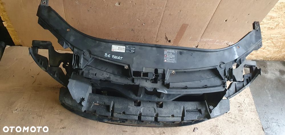 Pas przedni wzmocnienie chłodnica chłodnice wentylatory VW Passat B6 2.0 TDI 3C0121253Q - 1