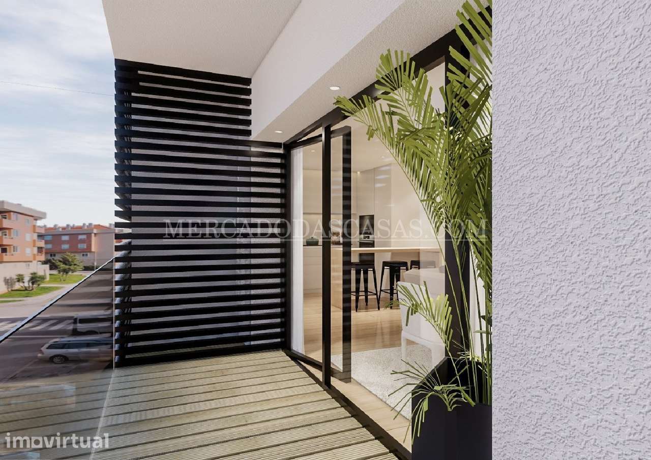 Apartamento T2, vista castelo a sul, ampla varanda, Feira - Grande imagem: 2/5