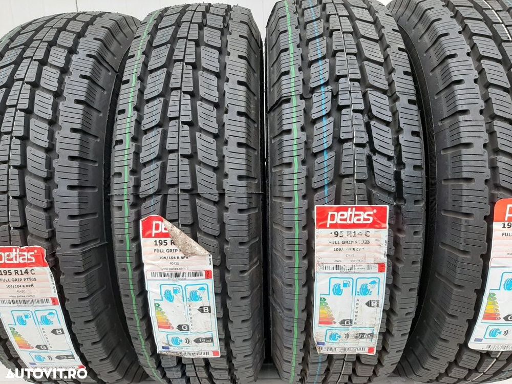 Anvelope mixte vara/iarna 195 R14C, 106 R, PETLAS M+S - 1