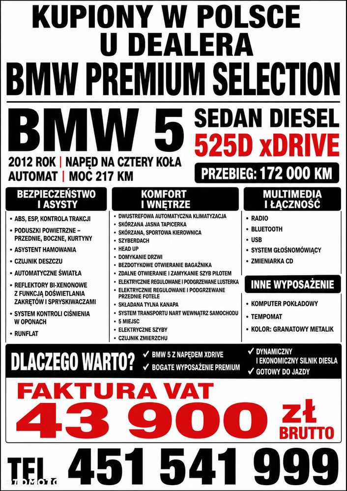 BMW Seria 5 525d xDrive - 1
