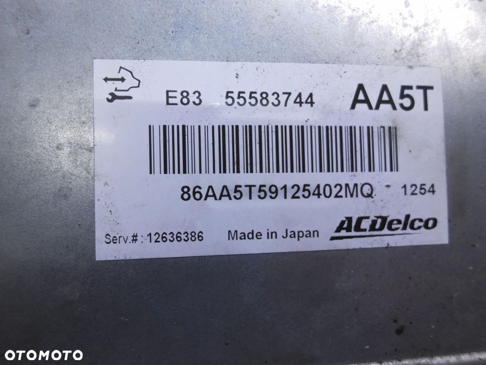 Sterownik silnika komputer 55583744 Opel Corsa D 1.4 16V - 3