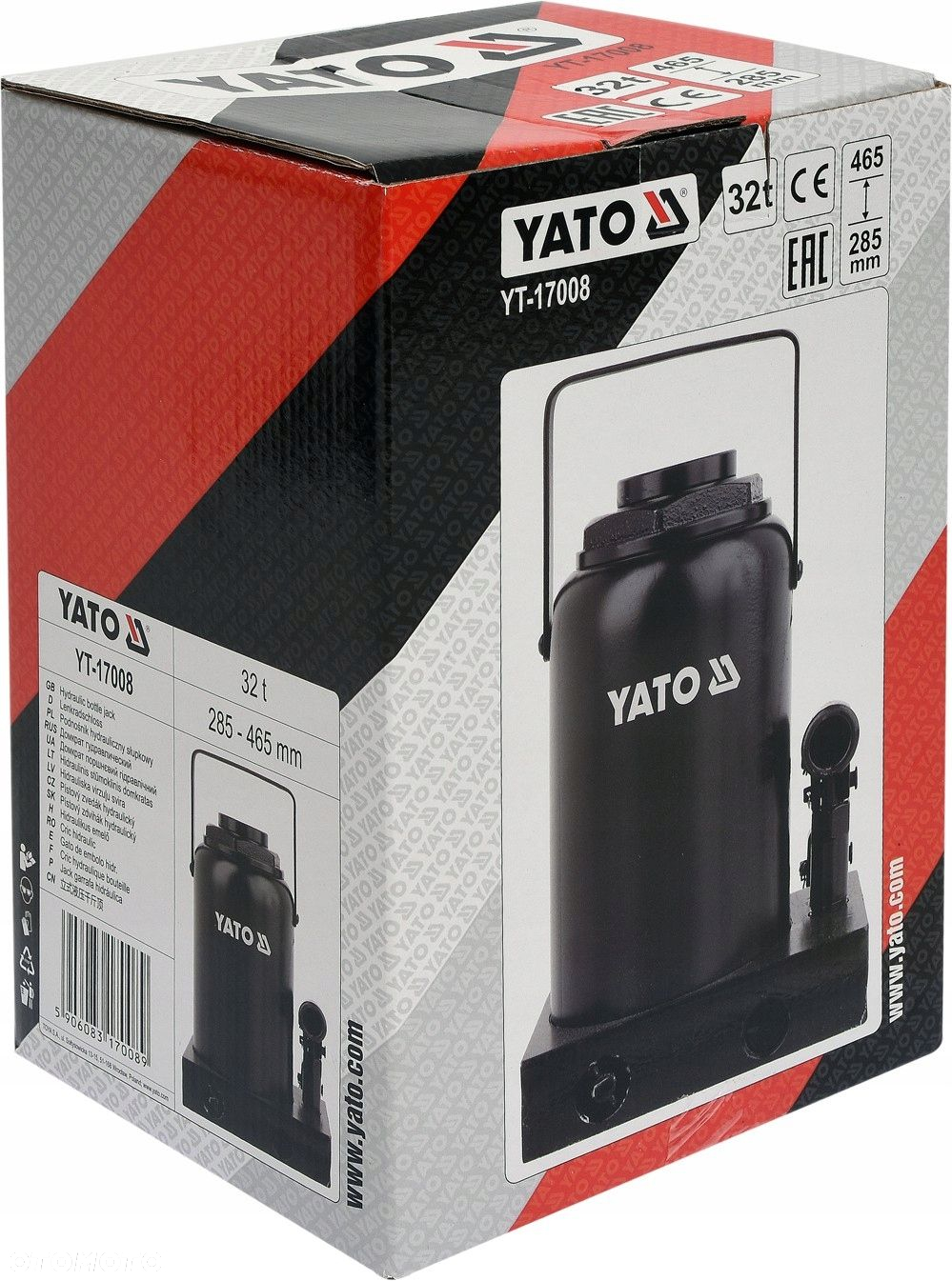 PODNOŚNIK HYDRAULICZNY SŁUPKOWY 32T YATO YT-17008 - 5