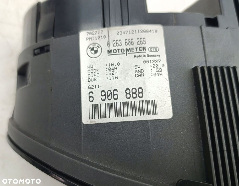 ZEGARY LICZNIK BMW SERIA 3 E46 6906888 - 2