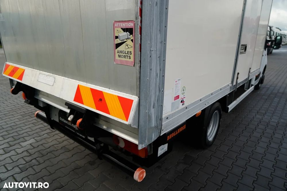 Renault MASTER / CAROSERIE TIP BOX - 4,3 M / LIFT HIDRAULIC DHOLLANDIA - 750 KG / 3 LOCURI / ROȚI SPATE DUBLE / IMPORT / - 15