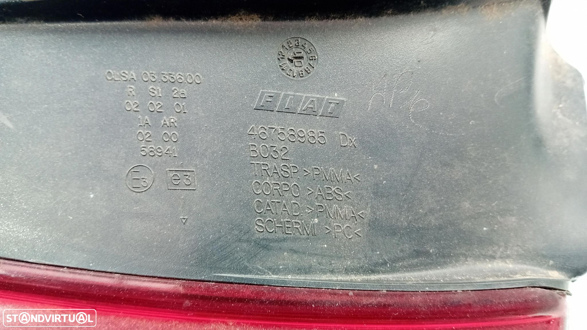 Farolim direito FIAT Stilo (192_) - 6