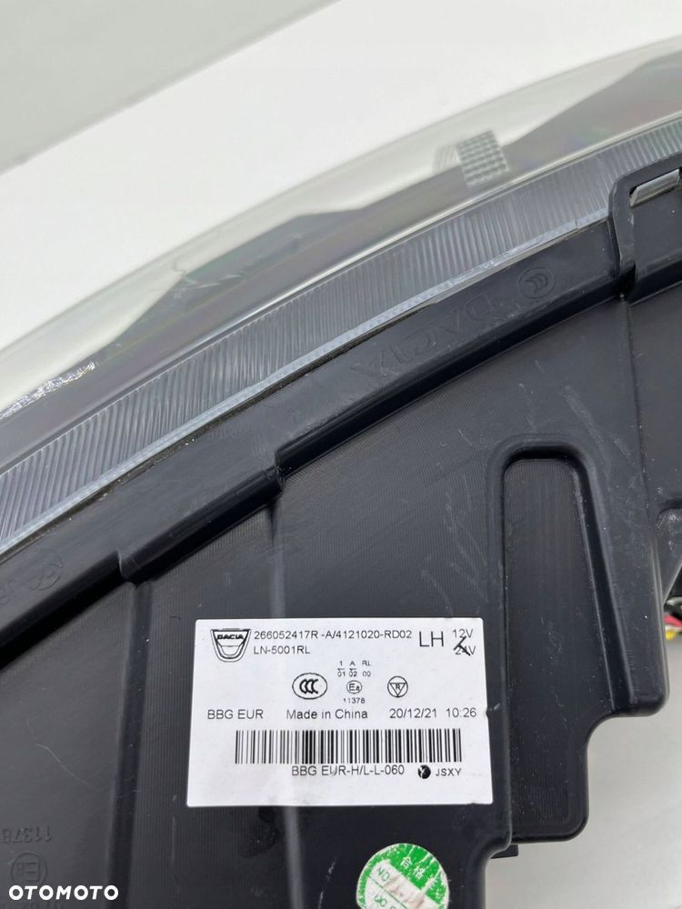 DACIA SPRING LAMPA LED LEWA PRZÓD DRL EUROPA 266052417R - 7