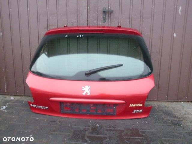 KLAPA TYŁ TYLNA PEUGEOT 206 HB EKQD KOMPLETNA - 9