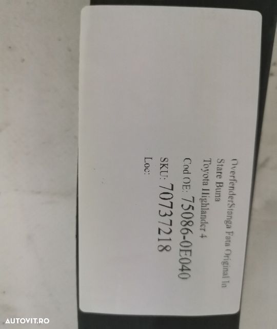 OverfenderStanga Fata Original In Stare Buna Toyota  Highlander  3 [fa - 7