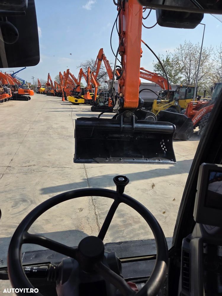 Hitachi PE ROTI 17t, ZX145W-6, 2018, 4.379h, LAMA SI CALE, 3 BRATE EXCAVARE, ad sapare 6m, latime 2,5m, inst picon+rotire, cupa EXCAVARE NOUA, cupa TALUZ INCLINABILA, Antifurt, 3 camere, consum mediu 8,6l/h, posibil leasing 3 ani, CA NOU, PROMOTIE 91.900 EUR - 37