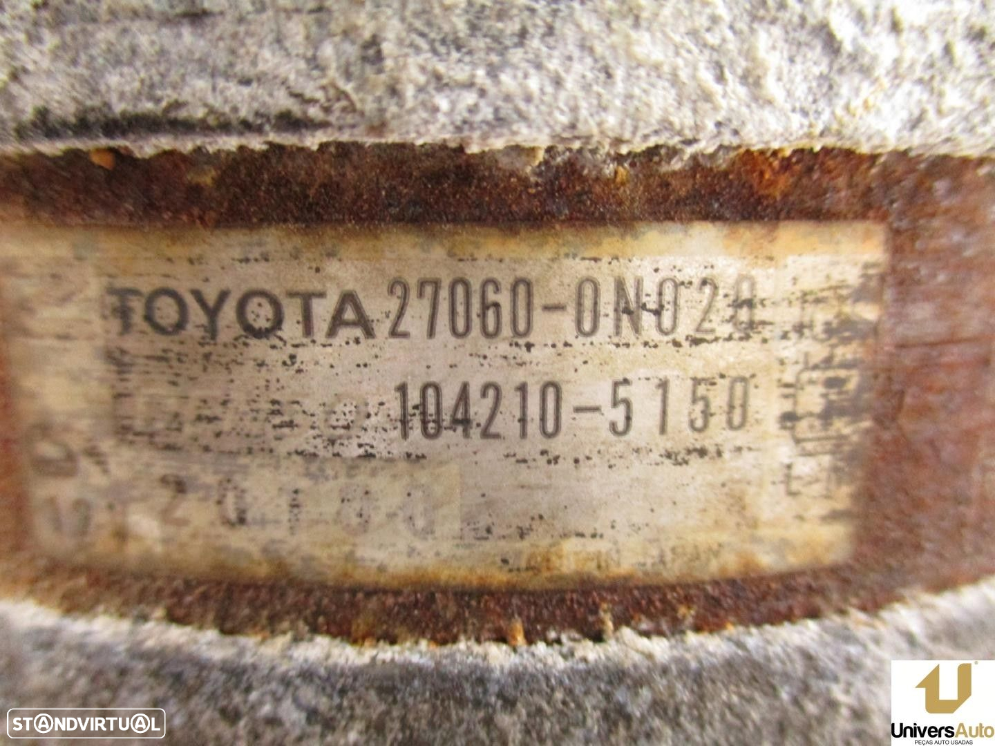 ALTERNADOR TOYOTA AURIS 2008 -270600N020 - 4