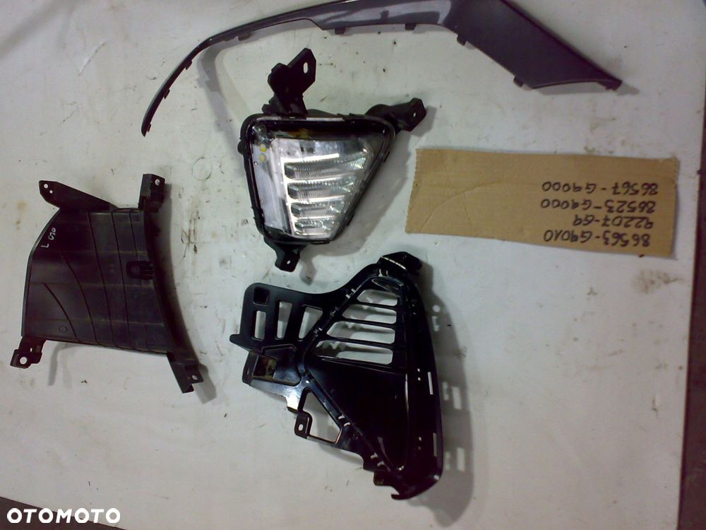 genesis g70 17-21 halogen lewy kierunkowskaz ramka listwa wlot lewa strona - 2