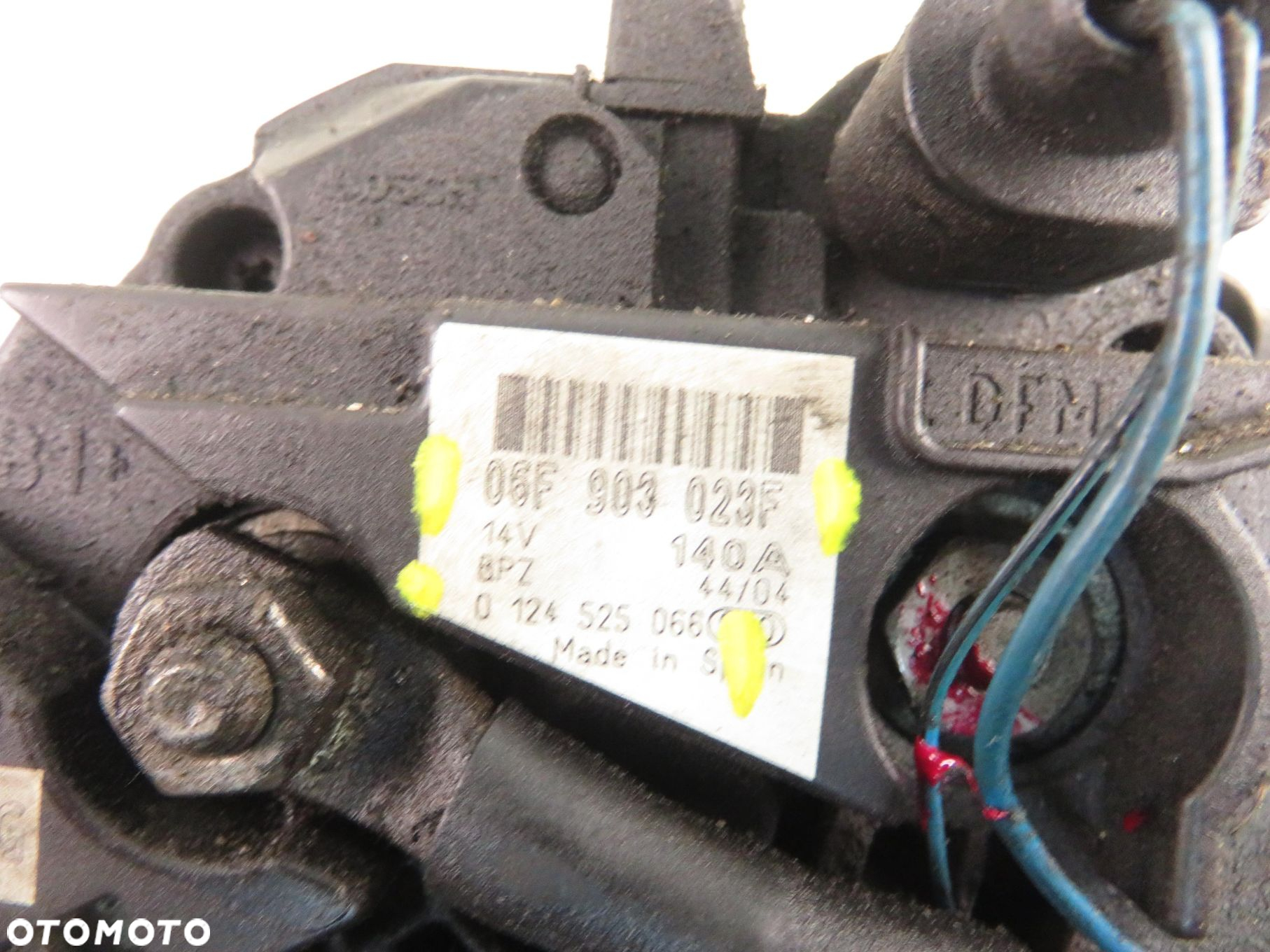 ALTERNATOR VW PASSAT B5 FL  1.9 TDI PD 101 - AVB 06F903023F 0124525066 - 3