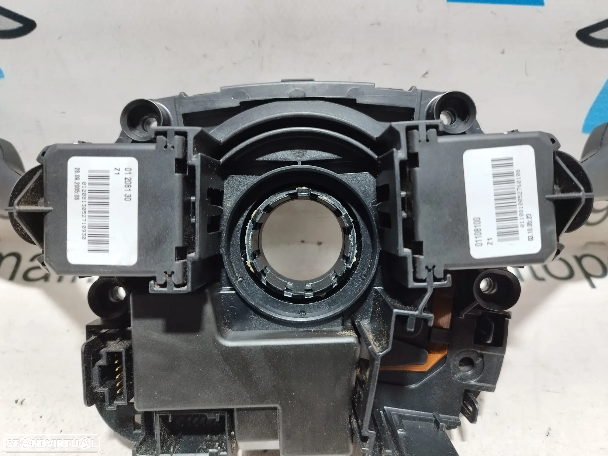 FITA AIRBAG BMW SERIE 1 E87 61319123042 9123042 6989556 SERIE 1 E81 E82 E88 SERIE 3 E90 E91 E92 E93 X1 E84 X5 E70 X6 E71 E72 Z4 E89 MANETE MULTIFUNÇÕES COMUTADOR - 3