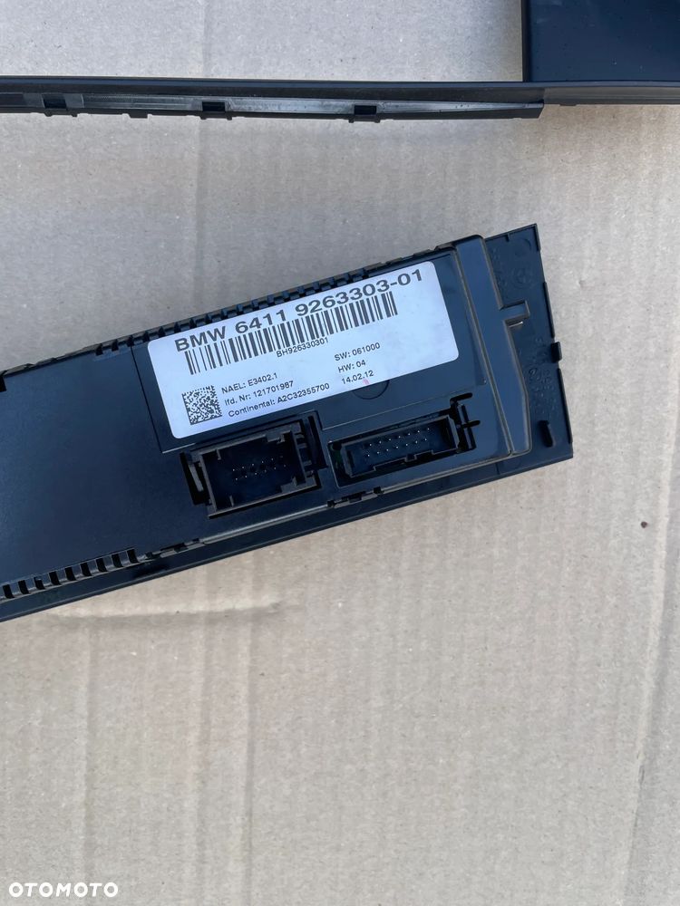 bmw e84 x1 radio cd panel klimatyzacji monitor wyświetlacz - 3