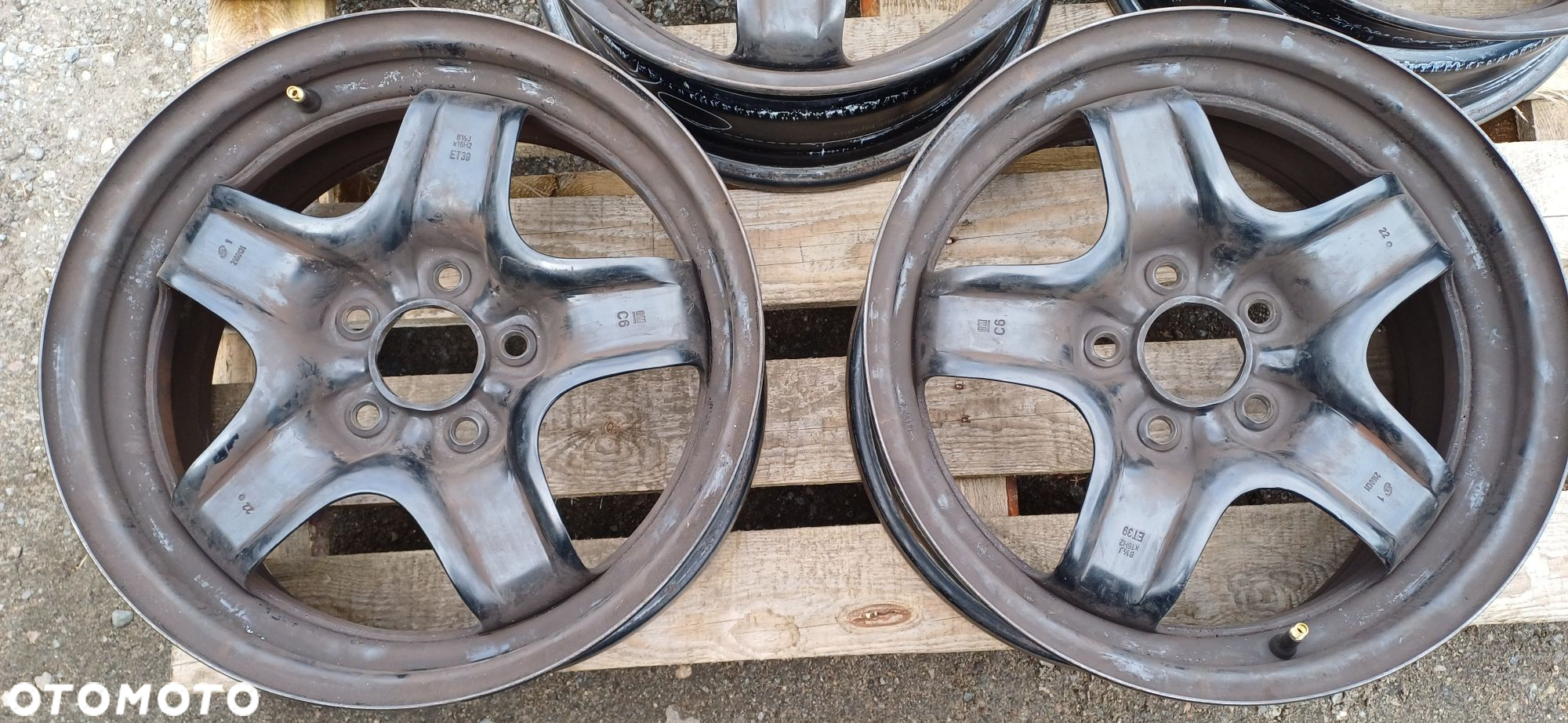 Felgi stalowe z kołpakami OPEL 6,5x16 cali , rozstaw śrub 5x110. - 6