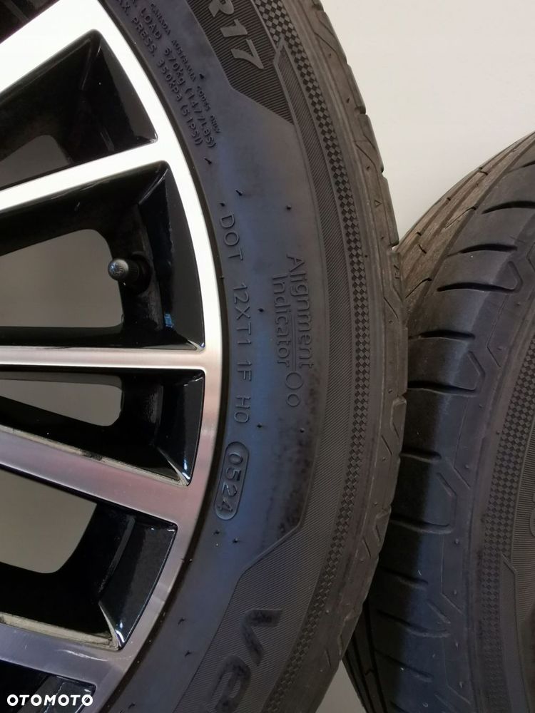 VOLKSWAGEN TOURAN VW KOLA FELGI ALUFELGI OPONY LATO 215/55R17 - 9
