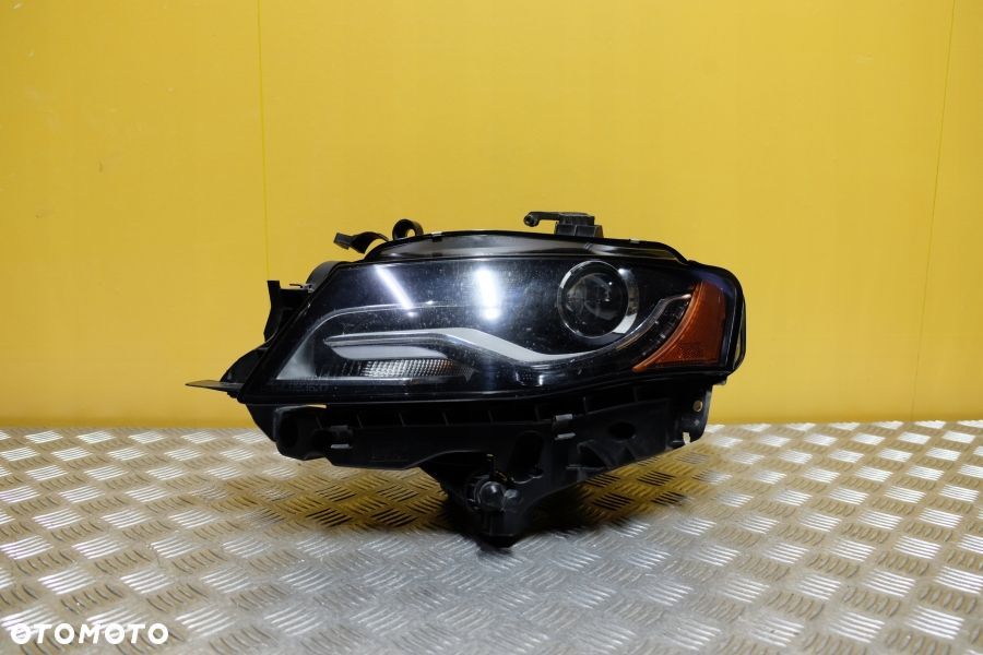AUDI A4 S4 B8 2009-2012 REFLEKTOR LAMPA XENON NIESKRĘTNA LEWA USA - 1