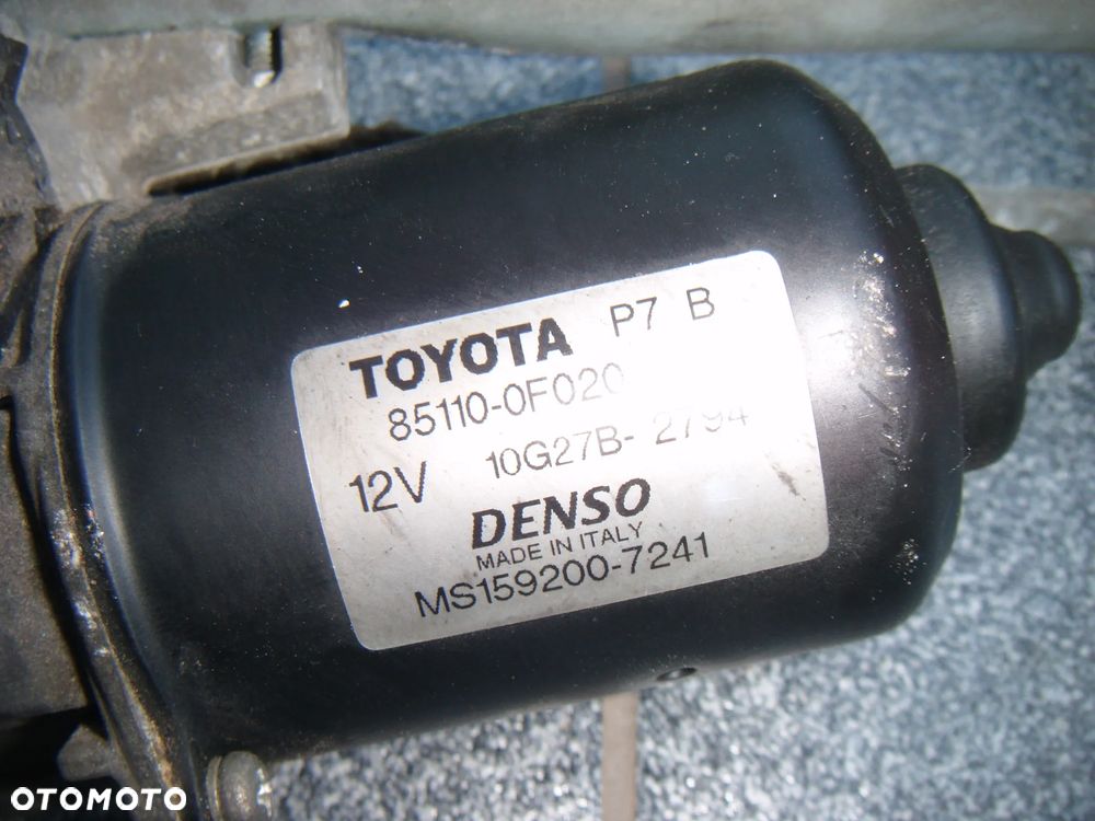 toyota corolla verso 05r mechanizm wycieraczki przód z silnikiem - 2