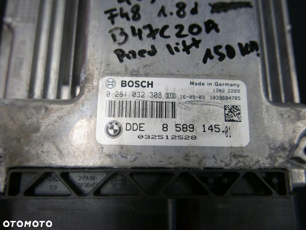 bmw x1 f48 zestaw startowy komputer b47c20a - 3