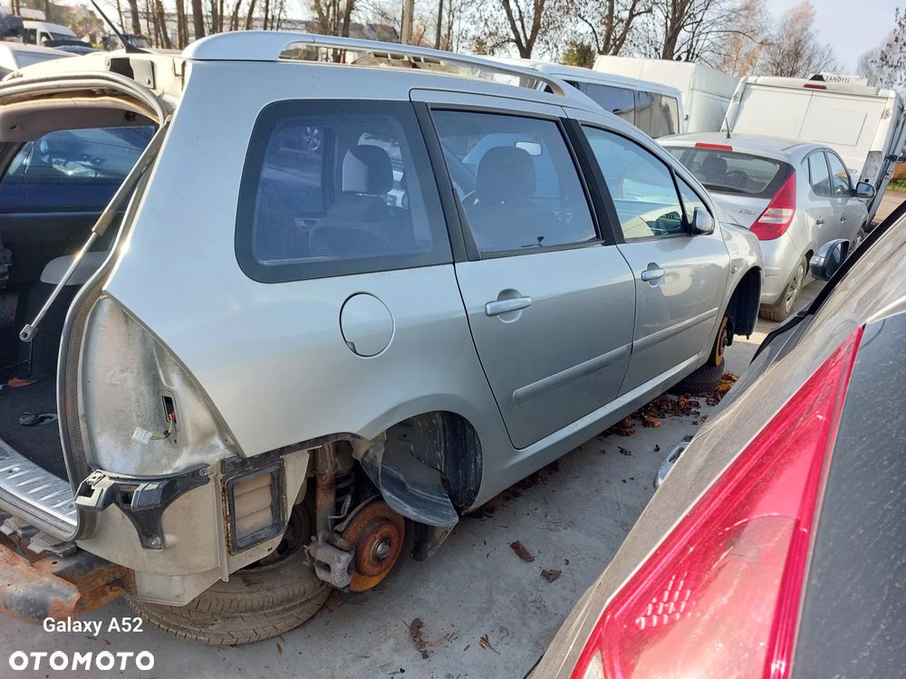 Zderzak PEUGEOT 307 KOMBI LIFT 1,6D 07R. lampy,maska,drzwi,klapa..... - 4